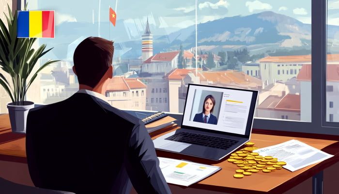 Registration of a company for conducting webcam activities in Romania
